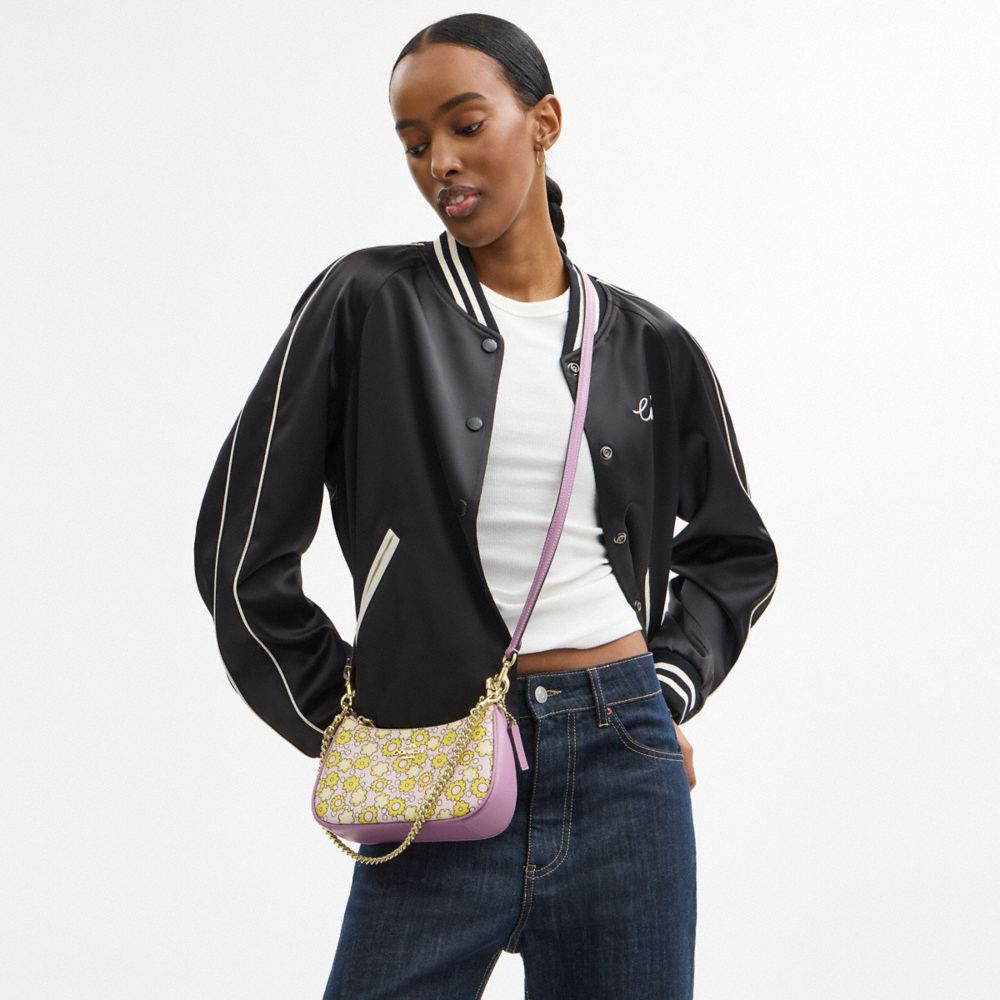 Teri Mini Crossbody Bag With Floral Print