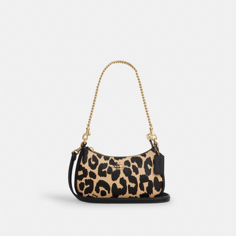 Teri Mini Crossbody Bag With Leopard Print