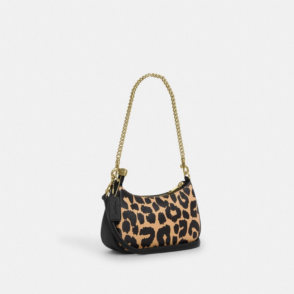 Teri Mini Crossbody Bag With Leopard Print