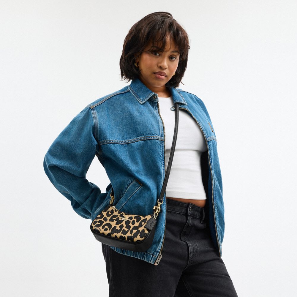 Teri Mini Crossbody Bag With Leopard Print