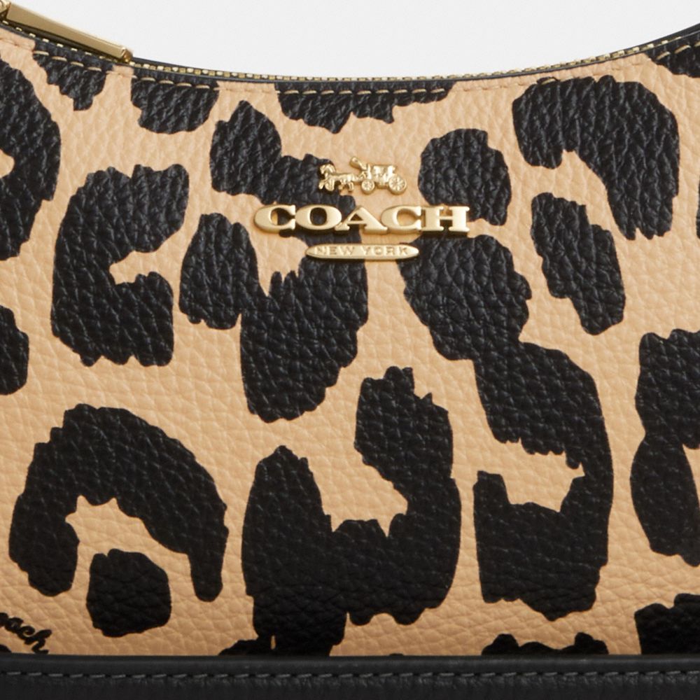 Teri Mini Crossbody Bag With Leopard Print