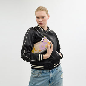 Teri Shoulder Bag In Signature Canvas With Floral Print