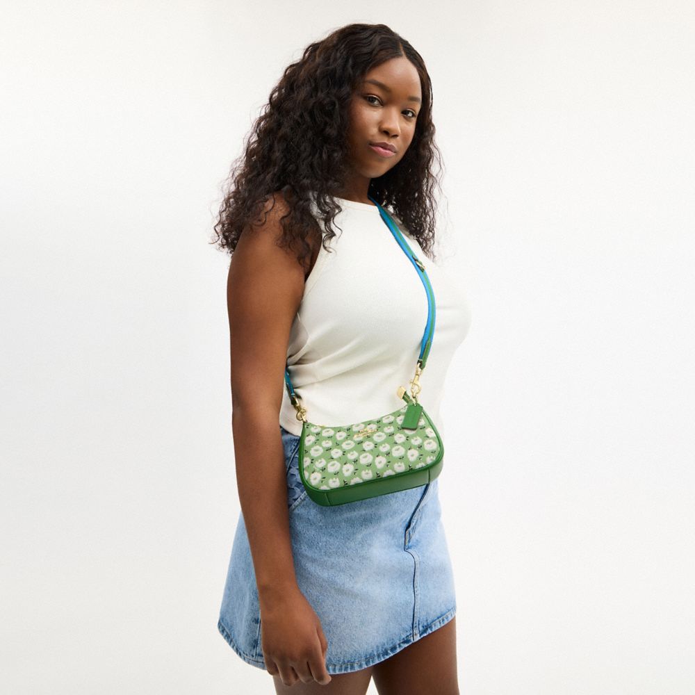 Teri Mini Crossbody Bag With Floral Print