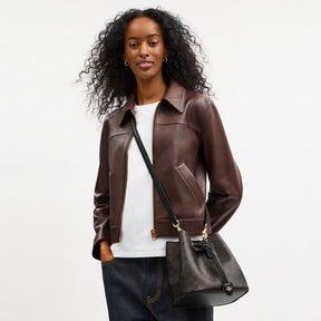 Rowan Bucket Bag In Signature Canvas
