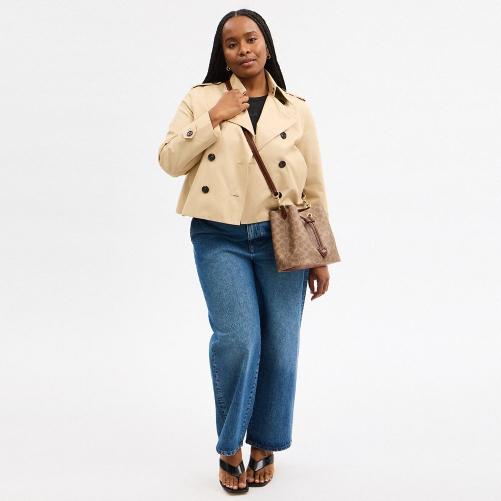 Rowan Bucket Bag In Signature Canvas