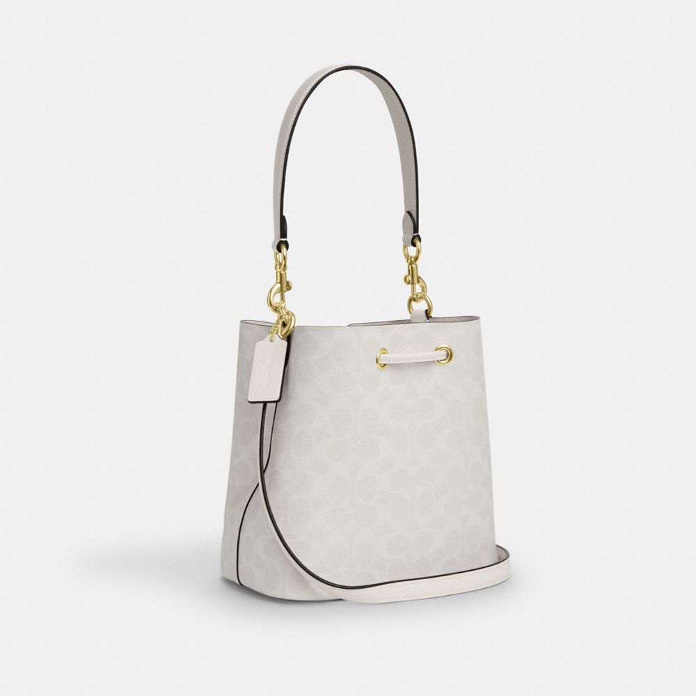 Rowan Bucket Bag In Signature Canvas