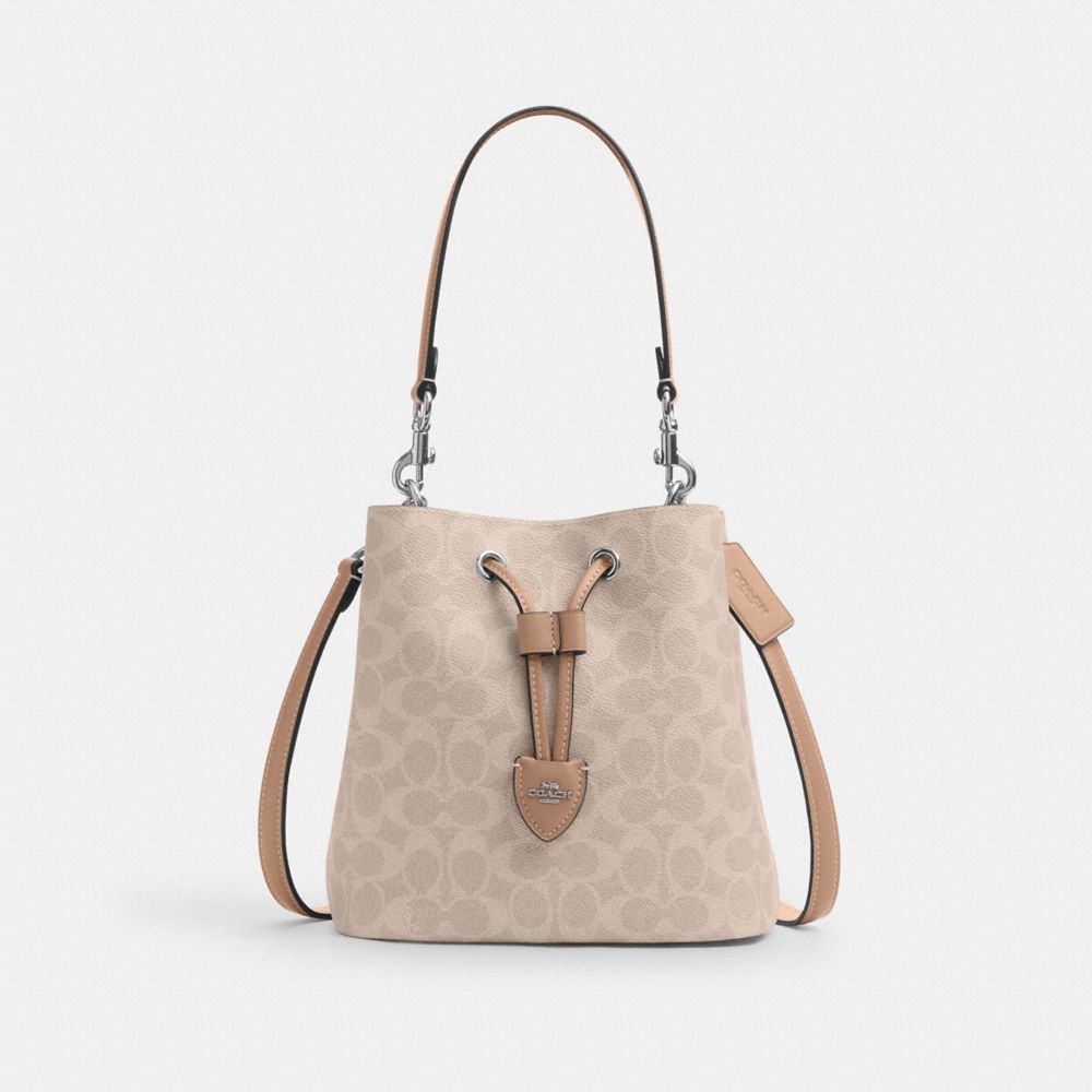 Rowan Bucket Bag In Signature Canvas