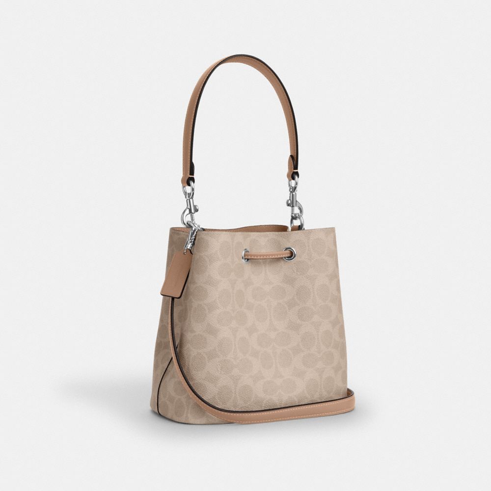 Rowan Bucket Bag In Signature Canvas
