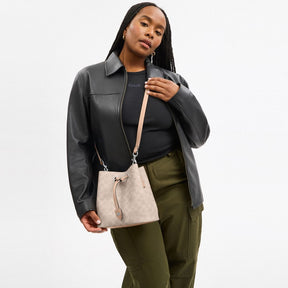 Rowan Bucket Bag In Signature Canvas