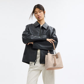 Rowan Bucket Bag In Signature Canvas