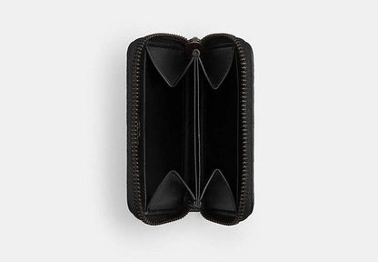 Small Zip Around Card Case In Signature Canvas