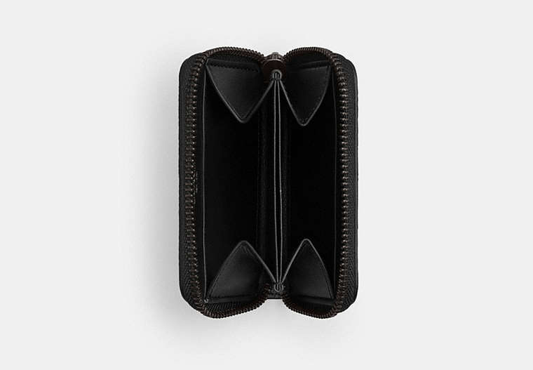 Small Zip Around Card Case In Signature Canvas