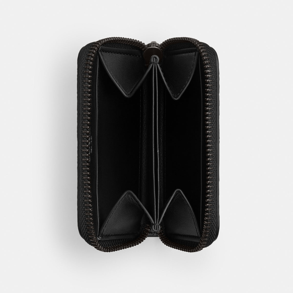 Small Zip Around Card Case In Signature Canvas