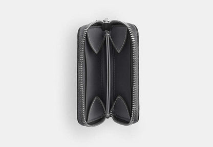 Small Zip Around Card Case In Signature Canvas