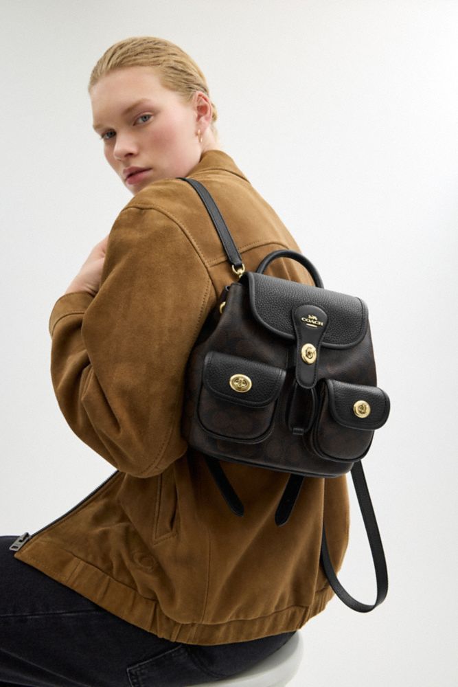 Hadley Backpack In Signature Canvas