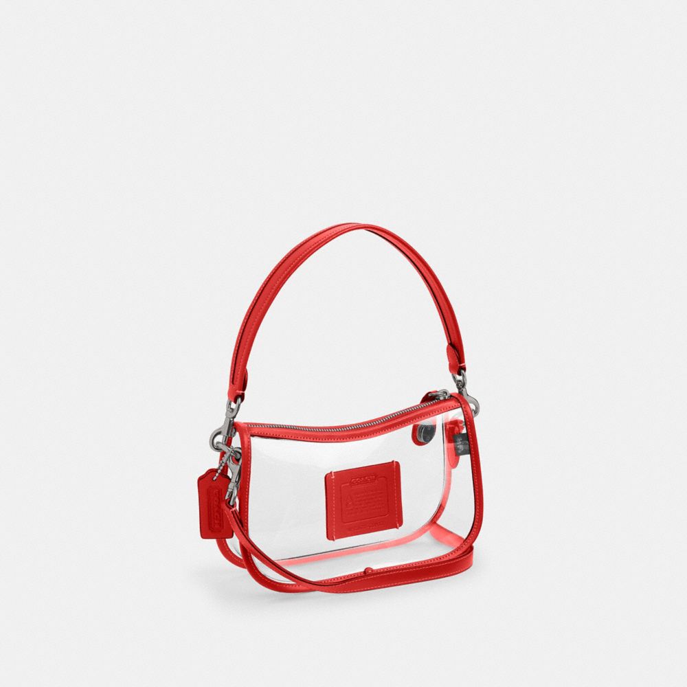 Disney X Coach Swinger Bag In Regenerative Leather With Mickey Mouse And Friends