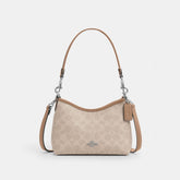 Laurel Small Shoulder Bag In Signature Canvas
