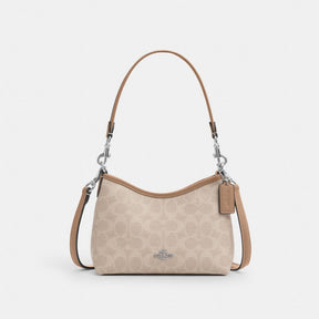 Laurel Small Shoulder Bag In Signature Canvas