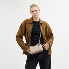 Laurel Small Shoulder Bag In Signature Canvas