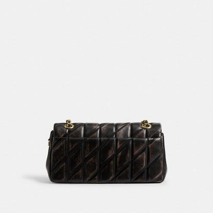 Tabby Shoulder Bag 26 In Loved Leather With Quilting