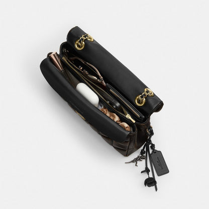 Tabby Shoulder Bag 26 In Loved Leather With Quilting