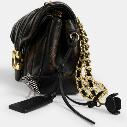 Tabby Shoulder Bag 26 In Loved Leather With Quilting