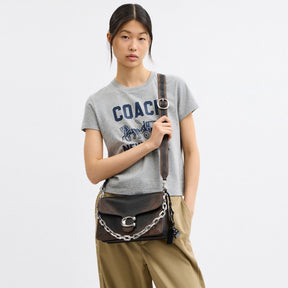 Chain Tabby Shoulder Bag In Loved Leather