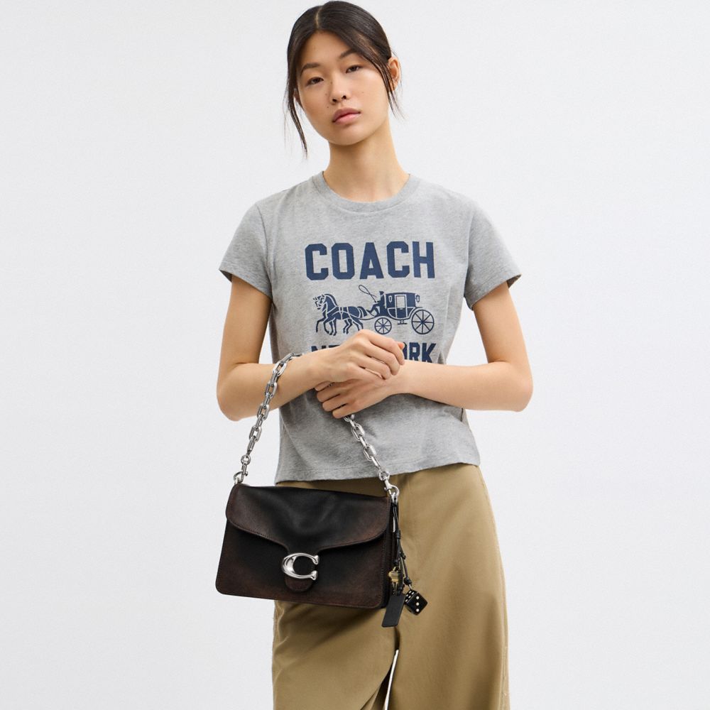Chain Tabby Shoulder Bag In Loved Leather