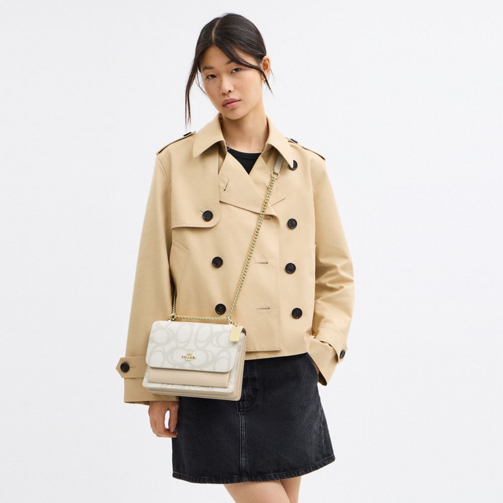 Klare Crossbody Bag In Sketch Signature Canvas