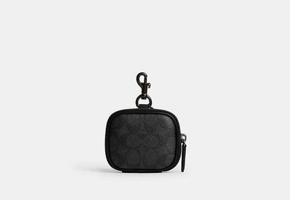 Clip On Pouch In Signature Canvas