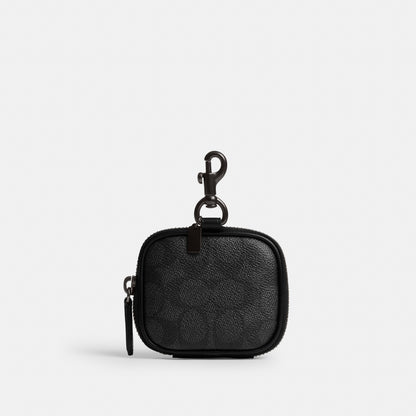 Clip On Pouch In Signature Canvas