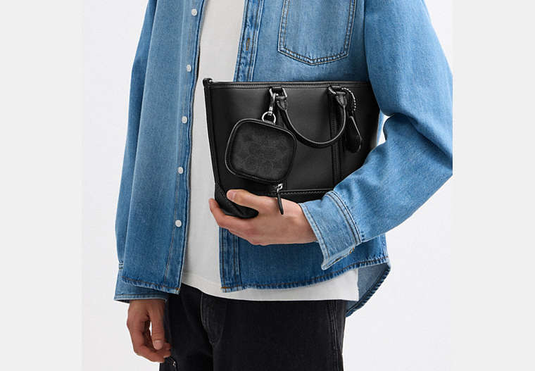 Clip On Pouch In Signature Canvas