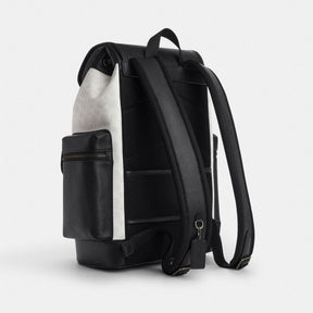 Sprint Backpack In Colorblock Signature Canvas