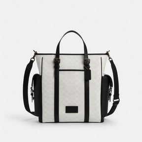 Sprint Tote Bag In Colorblock Signature Canvas