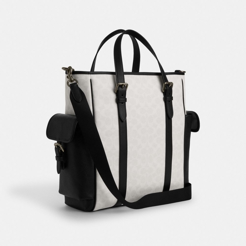 Sprint Tote Bag In Colorblock Signature Canvas