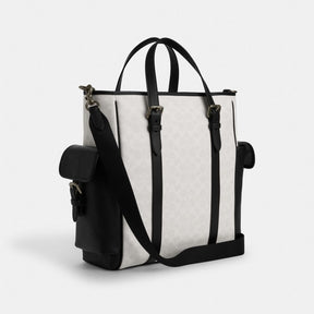 Sprint Tote Bag In Colorblock Signature Canvas
