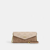 Klare Wallet With Chain In Blocked Signature Canvas
