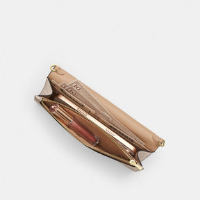 Klare Wallet With Chain In Blocked Signature Canvas