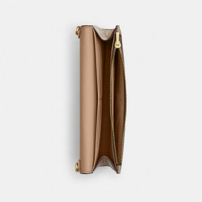 Klare Wallet With Chain In Blocked Signature Canvas