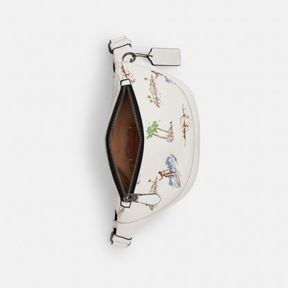 Warren Mini Belt Bag With Surf Print