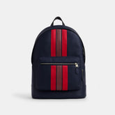 West Backpack With Varsity Stripe
