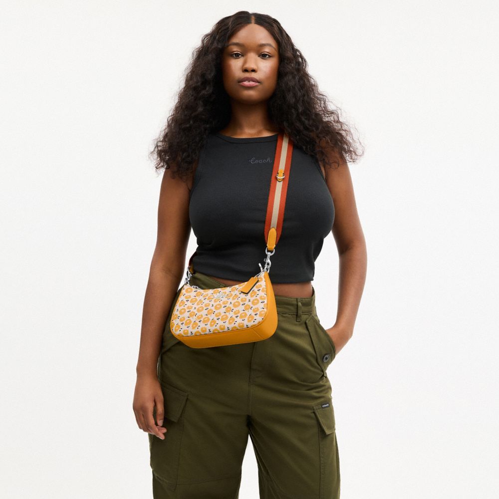 Teri Shoulder Bag With Floral Print