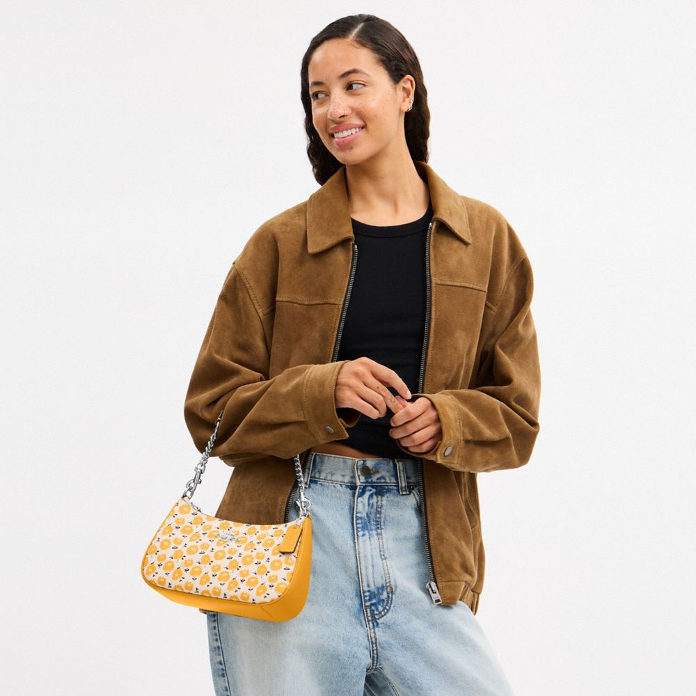 Teri Shoulder Bag With Floral Print