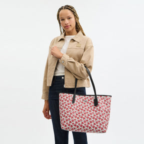 City Tote Bag With Floral Print