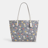 City Tote Bag With Floral Print