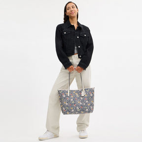 City Tote Bag With Floral Print