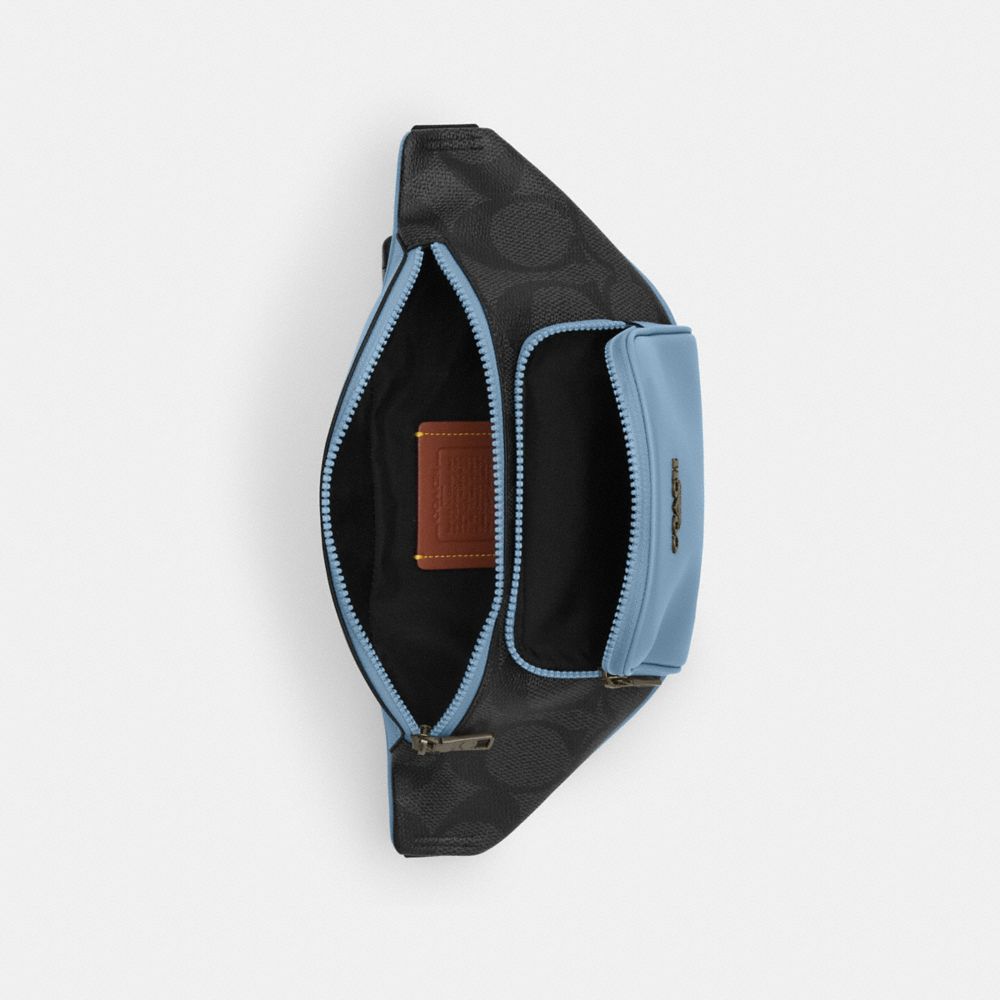 Racer Small Belt Bag In Maxi Signature Canvas
