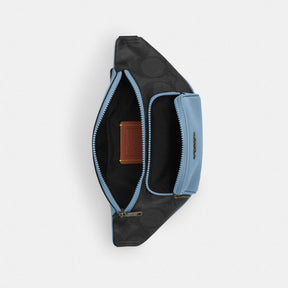 Racer Small Belt Bag In Maxi Signature Canvas