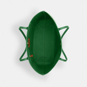 City Tote Bag In Signature Canvas With Coach Graphic