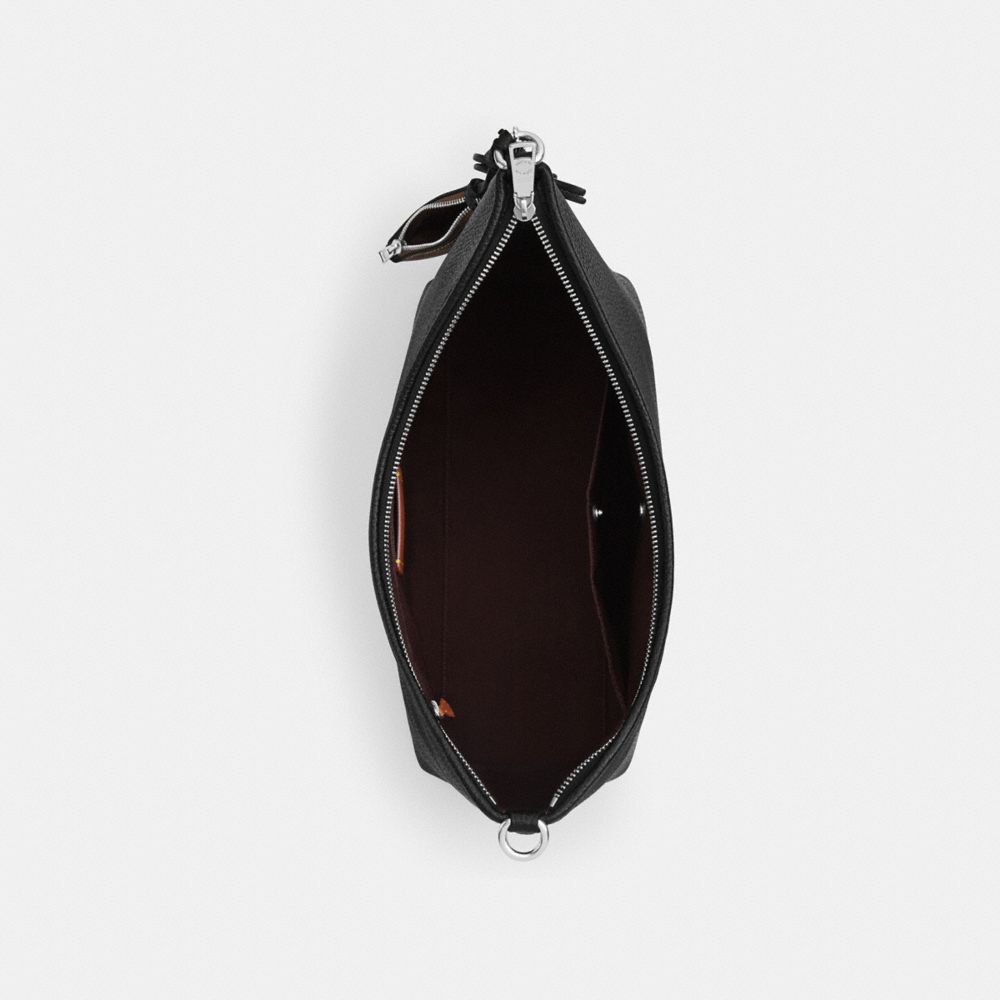 Laurel Large Shoulder Bag With Mirror Charm And Pouch